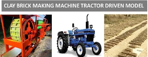 Tractor Operated Clay Brick Making Machine Manufacturer, Supplier from ...