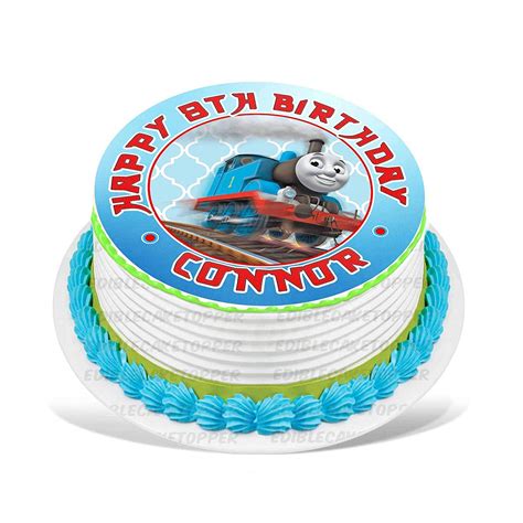 Buy Cakecery Thomas The Train Edible Cake Topper Image Personalized ...