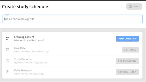 Making a Study Schedule 的图像结果