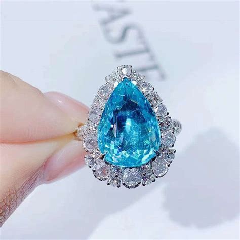 Buy Silver Plated Anti Tarnish American Diamond Crushed Ice Cut Blue ...