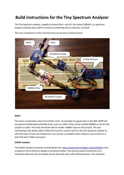 Image result for Using the Tiny Spectrum Analyzer