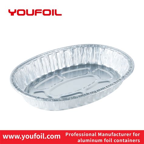 Aluminum Foil Disposable Oval Bakeware Chicken Pans - Disposable Foil ...