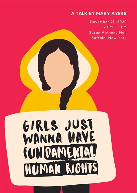 Free custom printable women’s rights poster templates | Canva