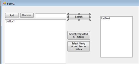 Use of ListBox in Visual Basic 2010 的图像结果