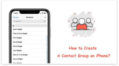 How to Create a Group Contact On iPhone 的图像结果