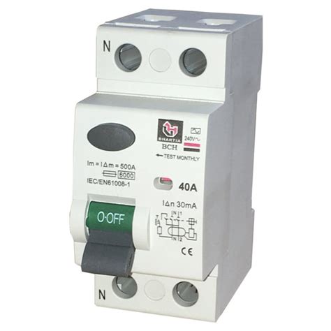 Buy BCH RCCB Double Pole 25A 100mA BCHRCB100DPC25 Online at Bestomart ...