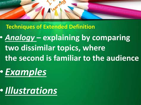 Image result for Extension by Definitions