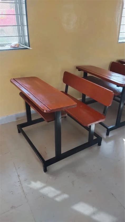 School Bench and Desk - Book Shelf Secondary Three Seater Bench ...