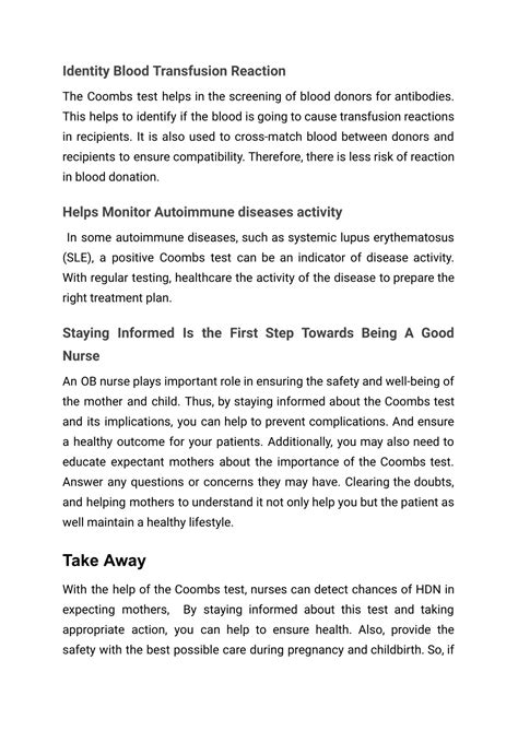 Image result for RH Coombs Test