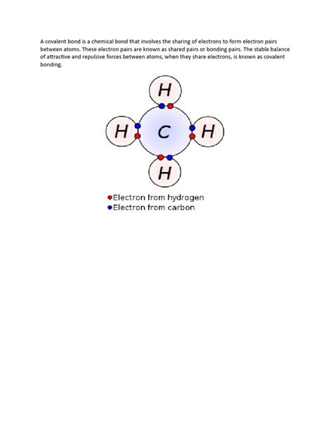 Covalent Bonds | PDF