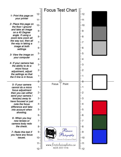 Image result for Camera Focus Test Pattern