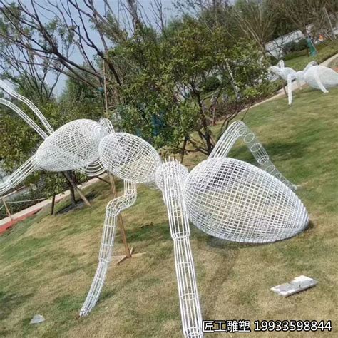镂空编织不锈钢蚂蚁雕塑 抽象雕塑 动物雕塑价格_厂家_图片-淘金地