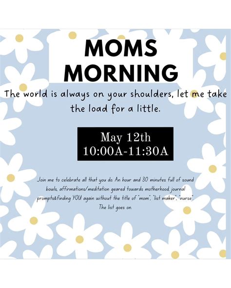 Moms Morning, 139 Clinton Street, Johnstown, PA, 12 May 2024 | AllEvents