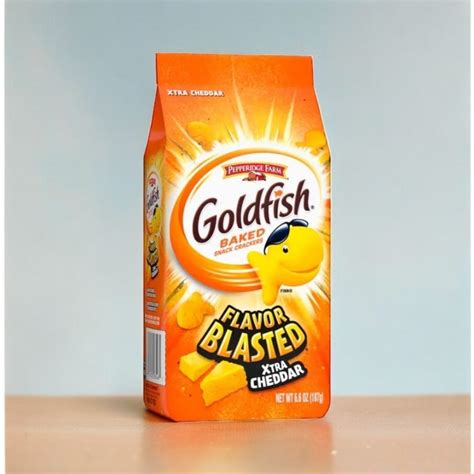 Goldfish Flavor Blasted Xtra Chedar 187 Gramos