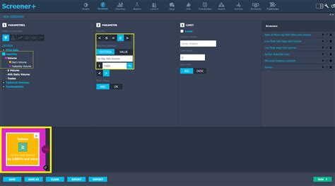 Image result for Relative Volume TOS Scan