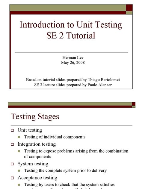 Unit Test Tutorial 的图像结果
