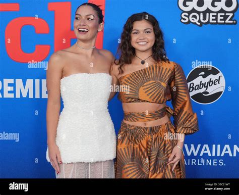 (L-R) Sydney Agudong and Siena Agudong at the Disney's LILO & STITCH ...