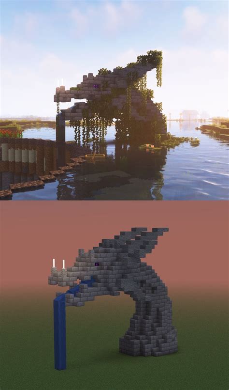 Image result for Minecraft Dragon Build Tutorial