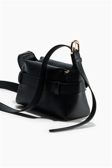 Women's Black Strap-detail crossbody bag | H&M IN