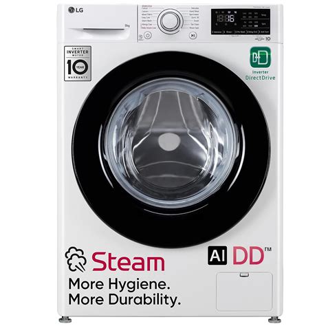 LG 8 Kg 5 Star Inverter Fully-Automatic Front Loading Washing Machine ...