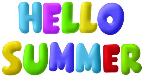 Summer Clip art - Hello Summer PNG Clip Art Image png download - 8000* ...