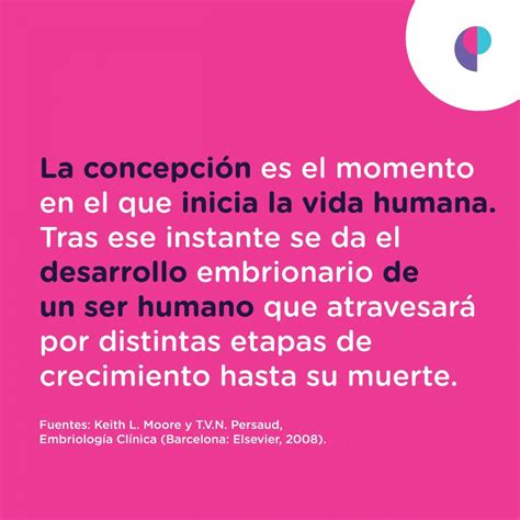 La concepción es el momento en el que inicia la vida humana ...