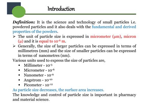 Micromeritics - Fundamental and Derived Properties of Powders | PPTX