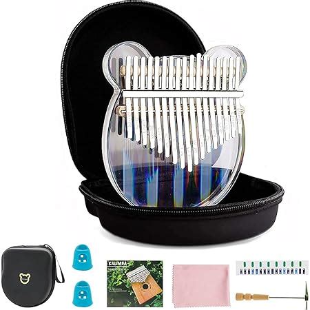 amiciSound Thumb Piano 17 Keys Musical Instrument Kalimba with Engraved ...