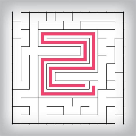Square form linear number 2 maze puzzle tutorial confusing game ...