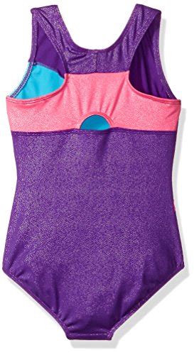 Jacques Moret Big Girls' Spotted Strokes Gymnastics Tank Color Blocked ...