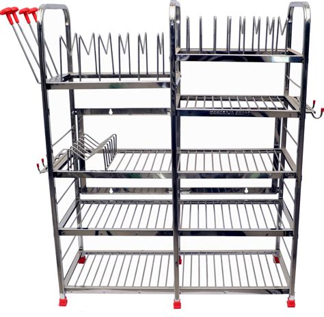 Maharaja Stainless Steel Kitchen Rack Price in India - Buy Maharaja ...