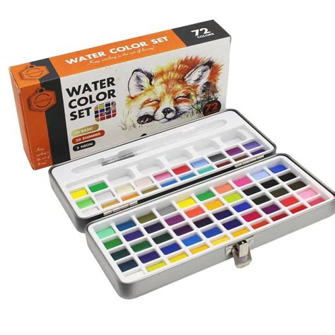 like it ﻿72 Colors Solid Pigment Watercolor Paints Set | Professional ...