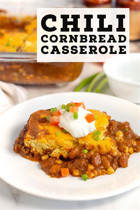 Chili Cornbread Casserole