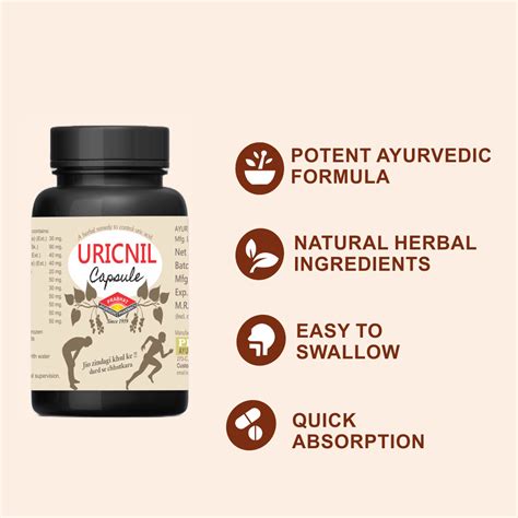Uricnil Capsule | Shallaki | Uric Acid & Joint Pain Management