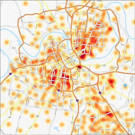 Nashville Crime Map - GIS Geography