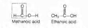 The distinguishing test between methanoic acid and ethanoic acid is