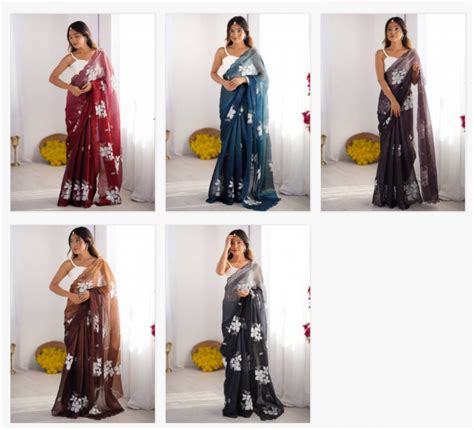 Kc 877 Sequence Worked Jimmy Choo Sarees Collection