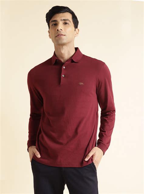 Buy Cabernet Polo | Casual Burgundy Solid Shirts for Men Online | Andamen