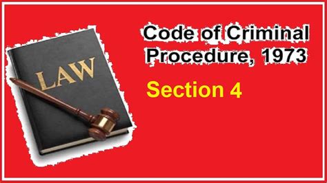 CrPC Section 4: जानिए, क्या होती है सीआरपीसी की धारा 4, क्या है ...