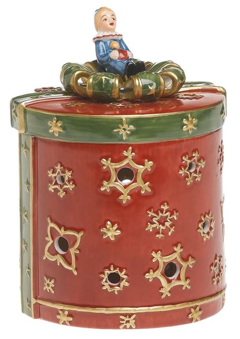 Buy Villeroy & Boch Christmas Toys 4-Inch Small Round Gift Box ...
