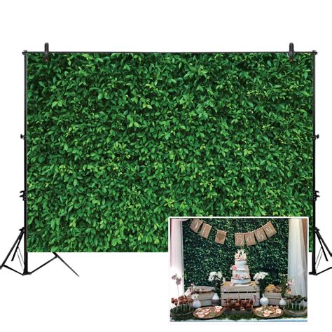 KWANSHOP Green Leaves Backdrop for Baby Shower Photography India | Ubuy