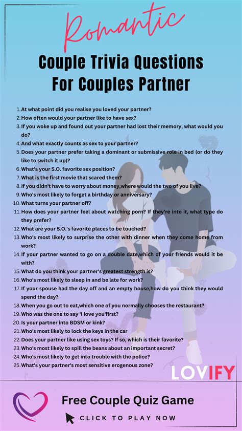 Couples Trivia Questions About Each Other at Leslie Hackett blog