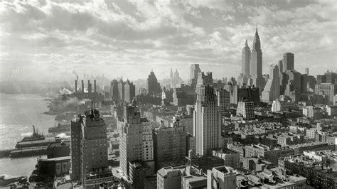 New York City skyline in the 1930
