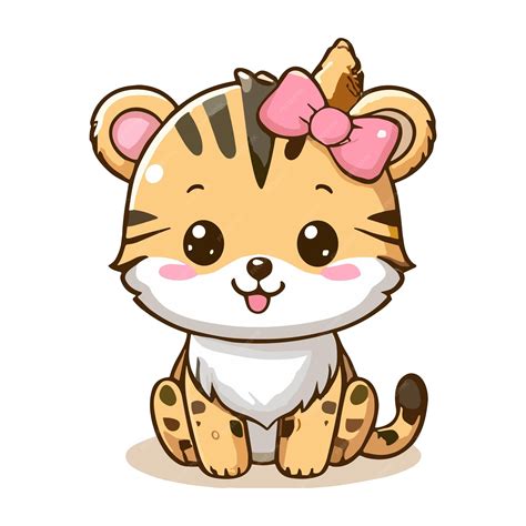 Premium Vector | Cute animal cartoon vector on white background