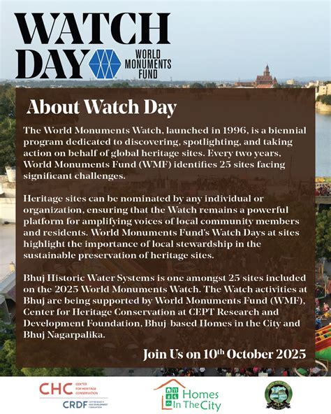 Celebrating Bhuj’s Historic Water Systems: Watch Day On October 10 ...