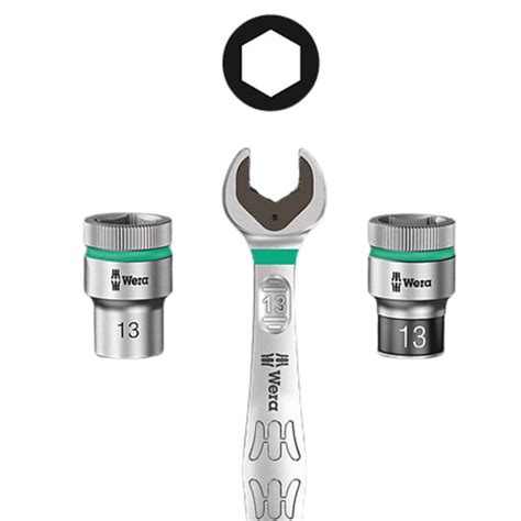 05004201001 Wera | Wera 9-Piece 1/2 in Hexagon Socket Set | 123-0524 | RS