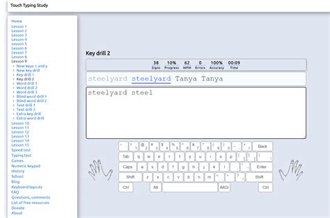 Learning Typing Keys 的图像结果