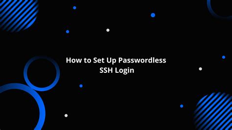 Image result for How to Setup Password Less SSH Access
