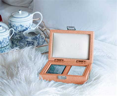 Luxury Hector Saxe Card Set in Shagreen Leather | Orange – Maison SIA