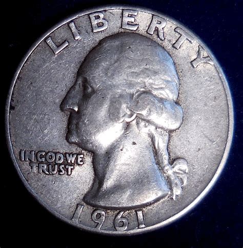 1961-P Silver Quarter Dollar - For Sale, Buy Now Online - Item #500873